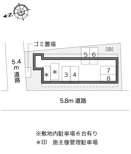 ★手数料０円★川崎市幸区南加瀬４丁目　月極駐車場（LP）